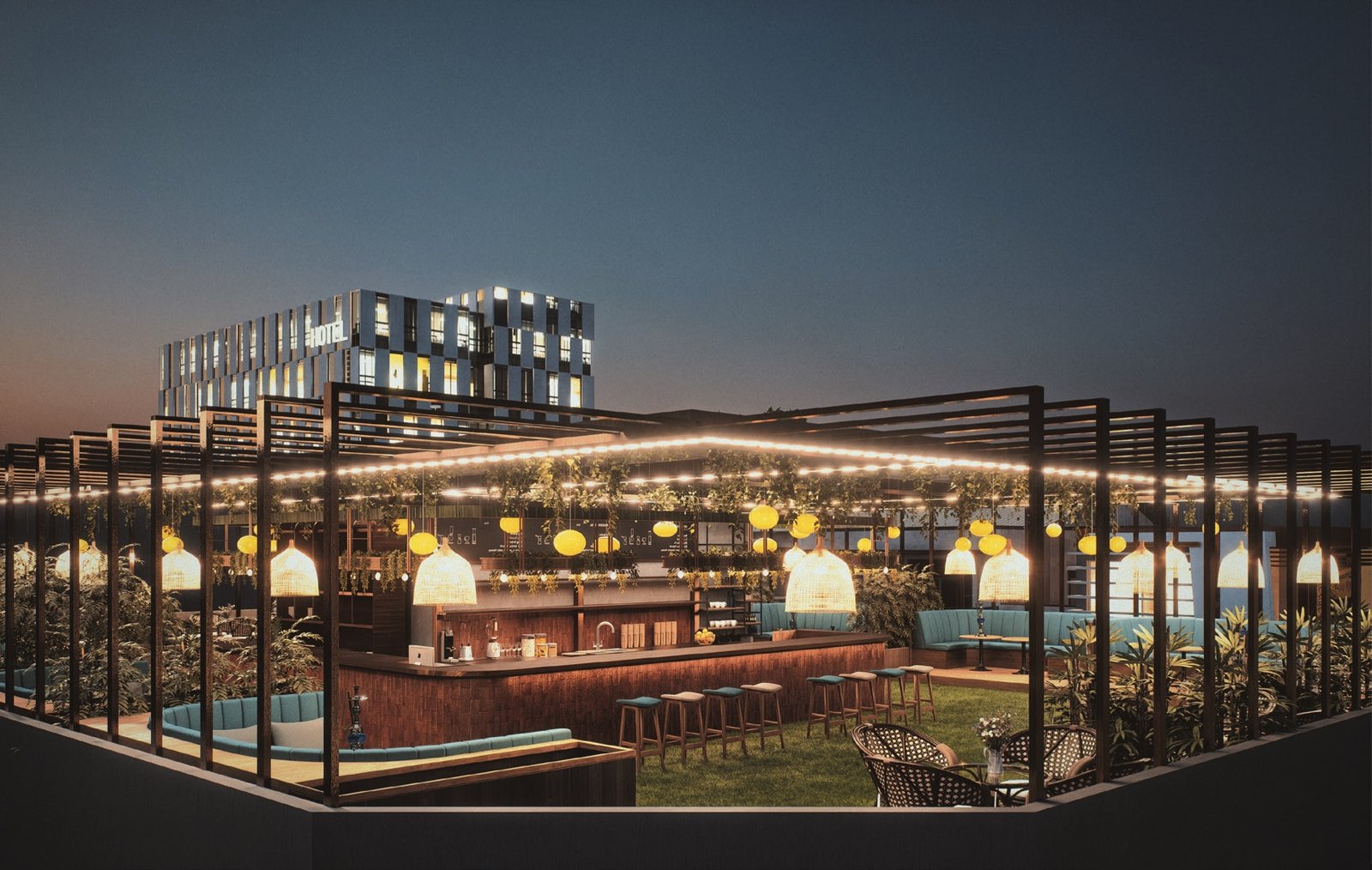FUFU Sheesha Café by Invested Designs, image 1
