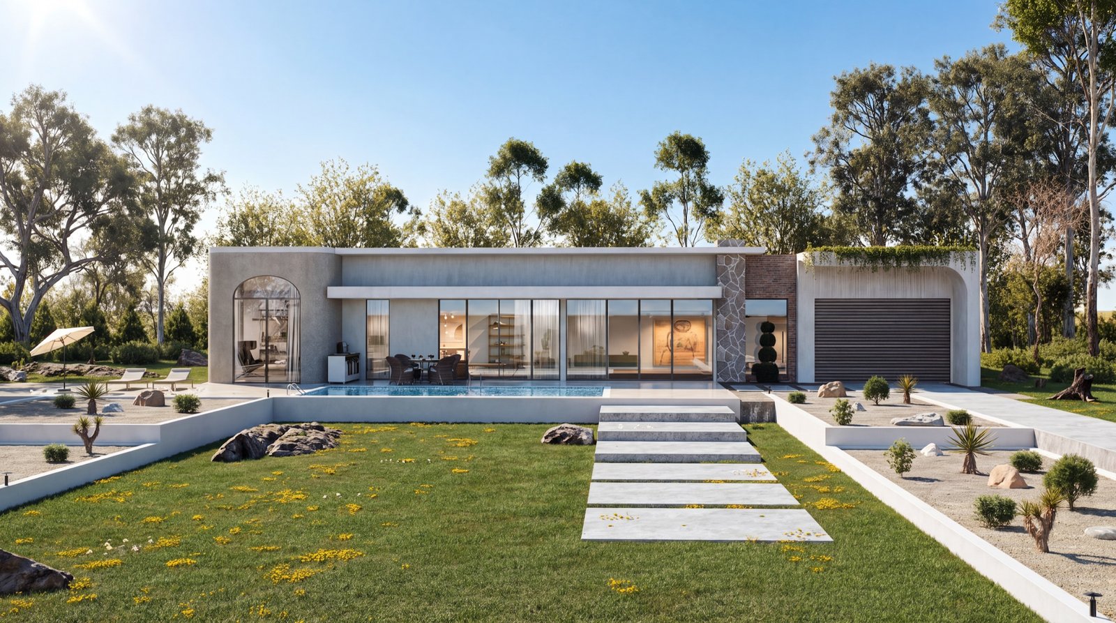Garden Pool House by Invested Designs, image 1