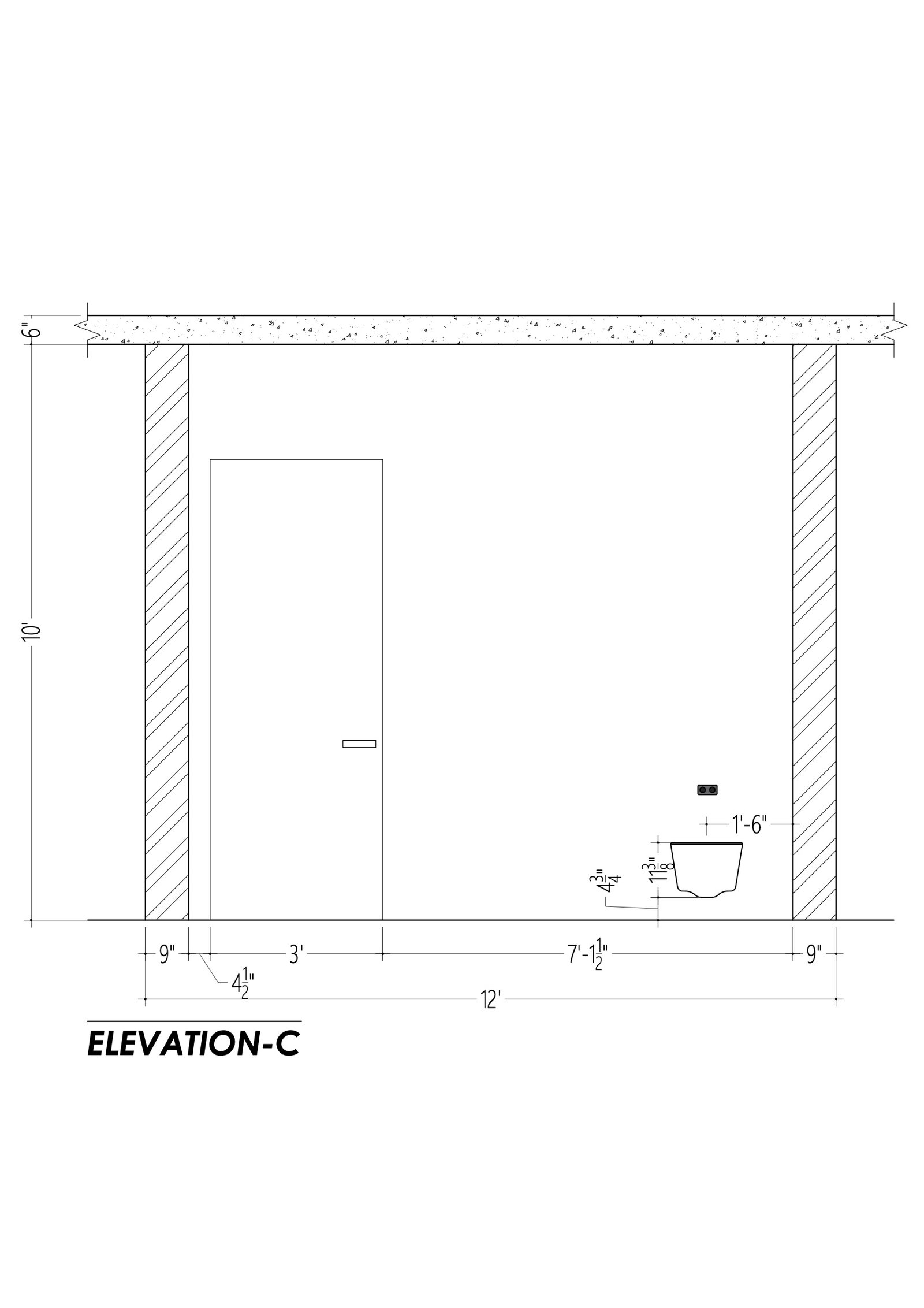 Patterned Washroom Drawing Set by Invested Designs, image 4