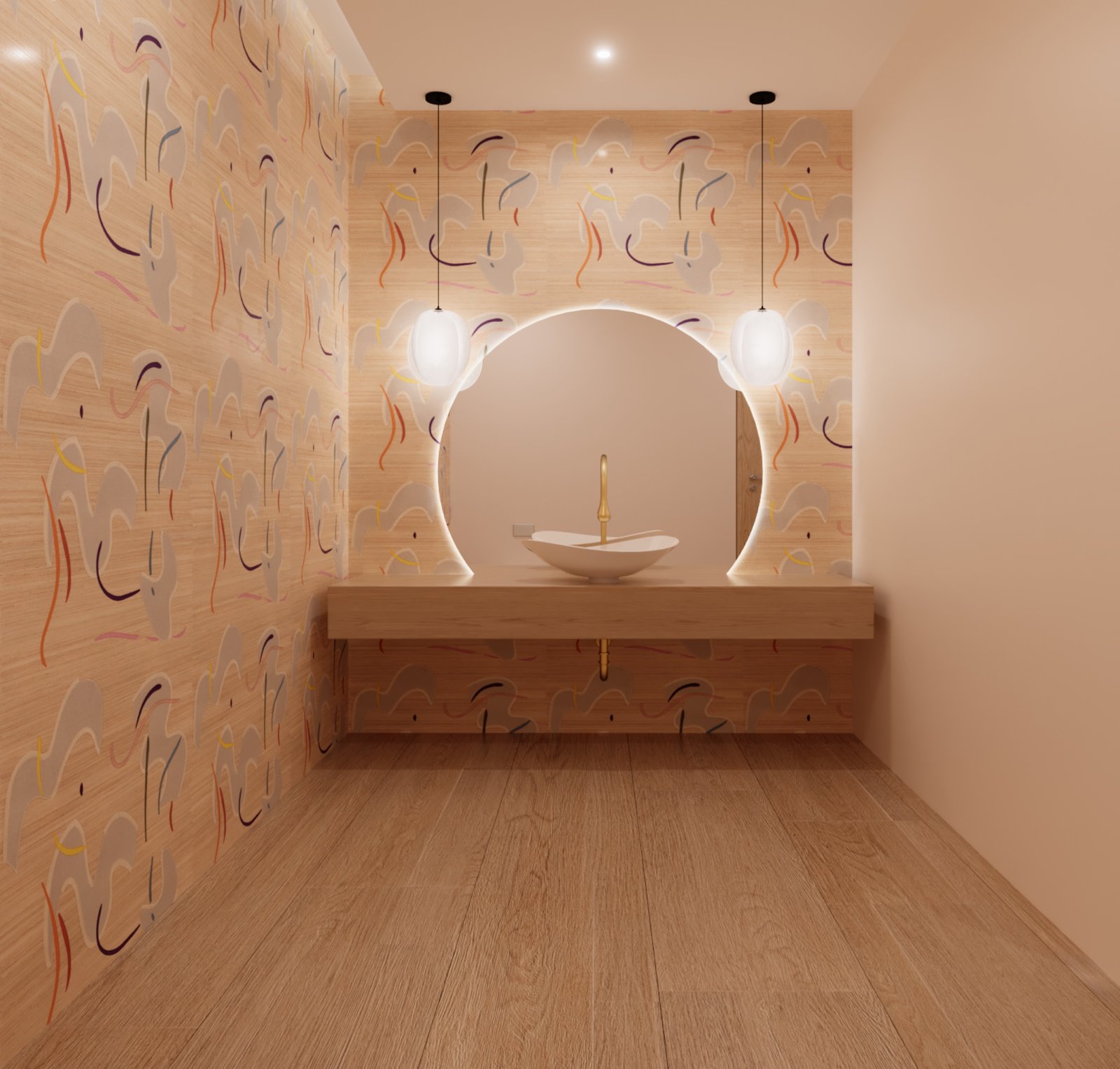 Patterned Washrooms by Invested Designs, image 3