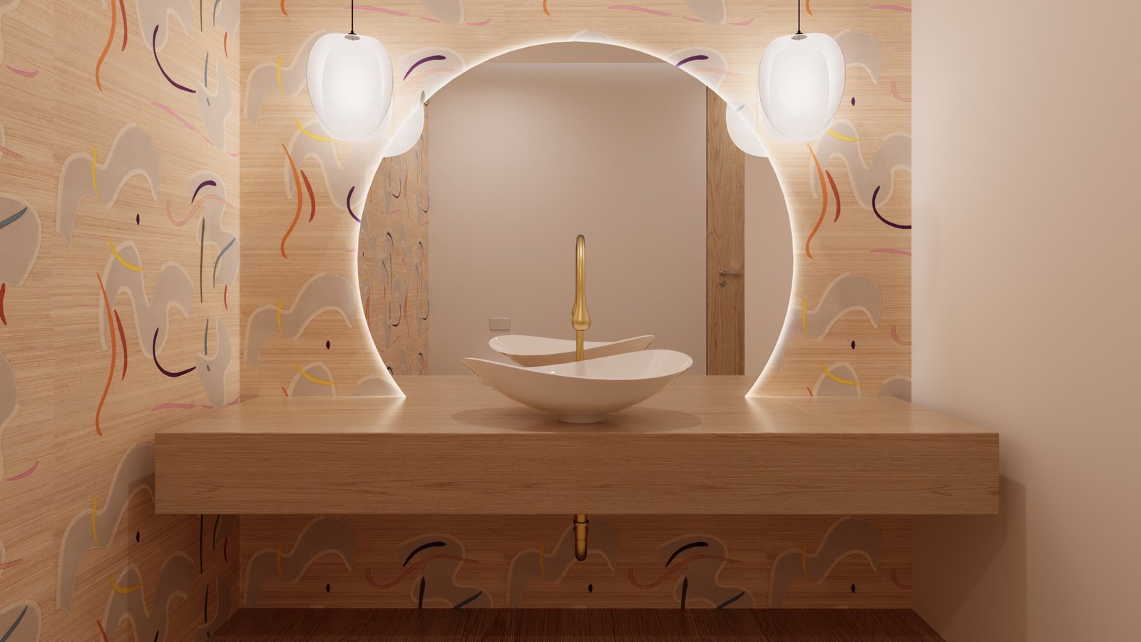 Patterned Washrooms by Invested Designs, image 4