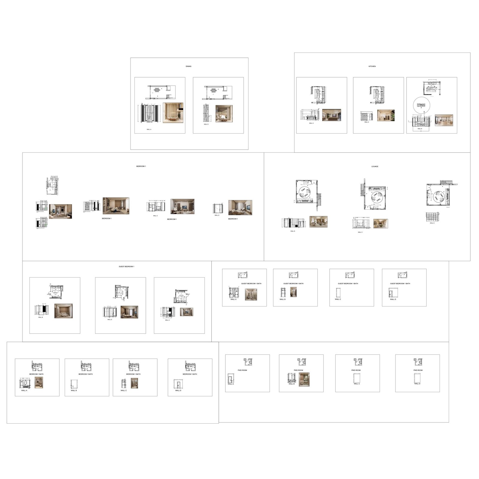 Residence Interior Drawing Set by Invested Designs, image 2